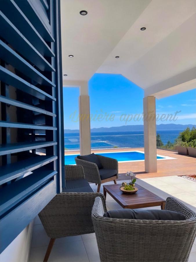 Seaview Pool Apartment-Lumiere, Island Hvar-Gdinj Eksteriør billede